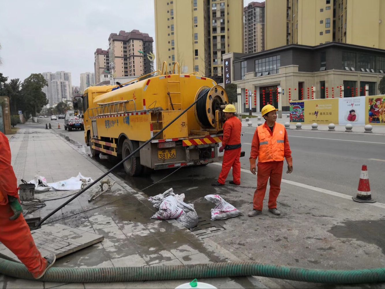 巴马排污管道清淤-管道清洗